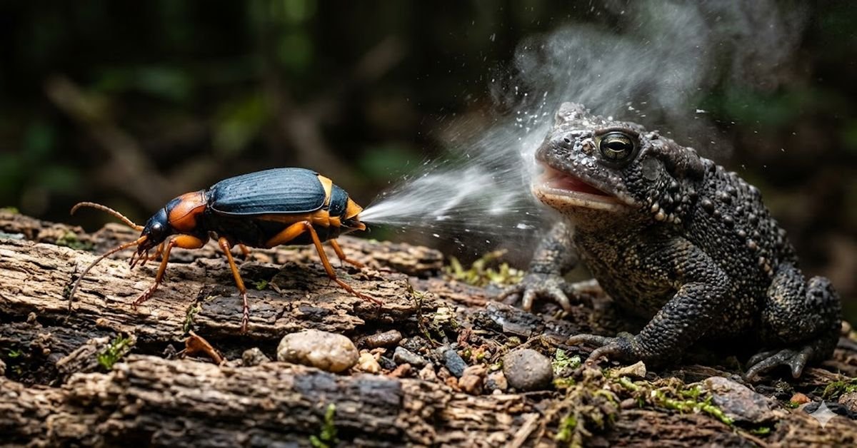 The Chemical Warrior: How the Bombardier Beetle Fires Boiling Acid