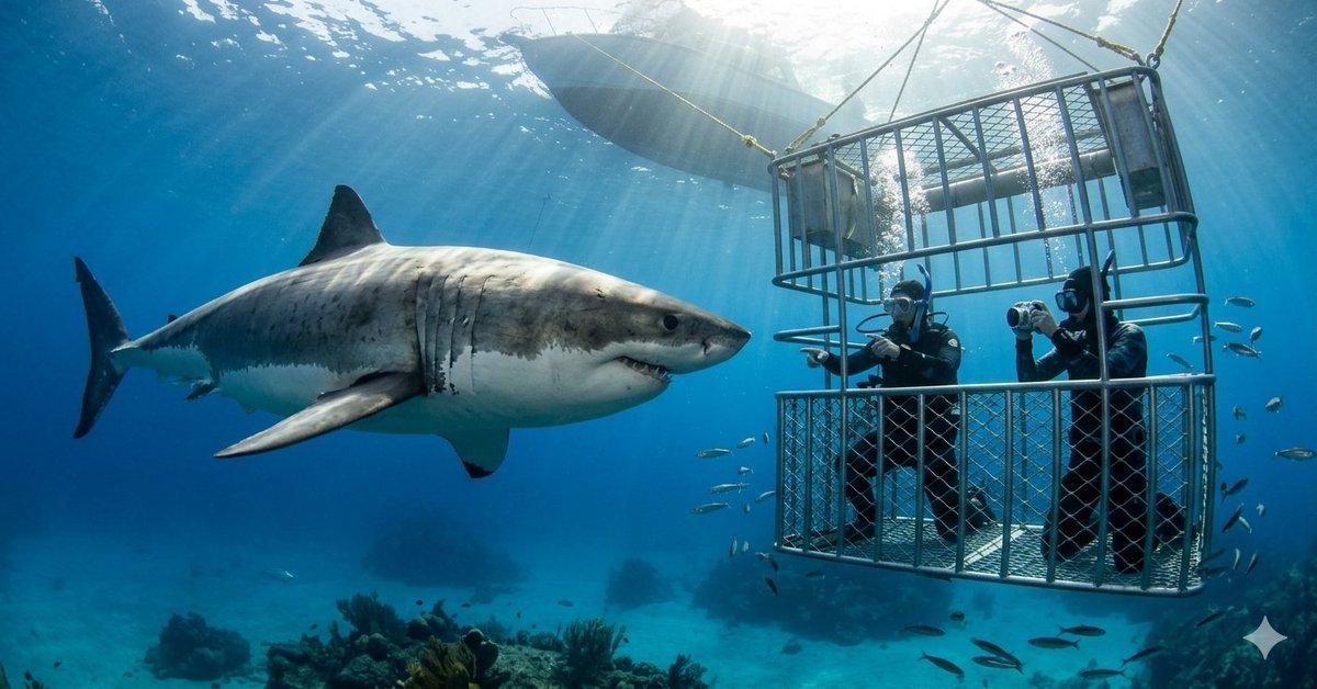 Diving with Giants: The Rise of Cage Diving and Conservation