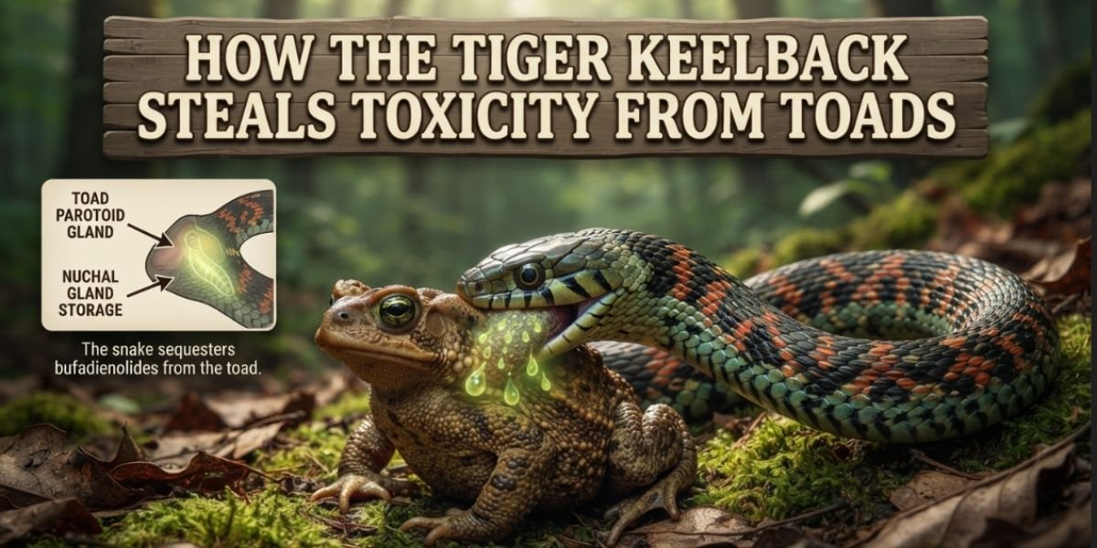 How the Tiger Keelback Snake Steals Toxicity from Toads