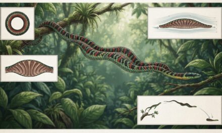 The Aerial Serpent: How the Paradise Tree Snake Defies Gravity Without Wings
