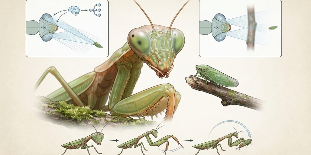 The 3D Hunter: Why the Praying Mantis Sees in Three Dimensions