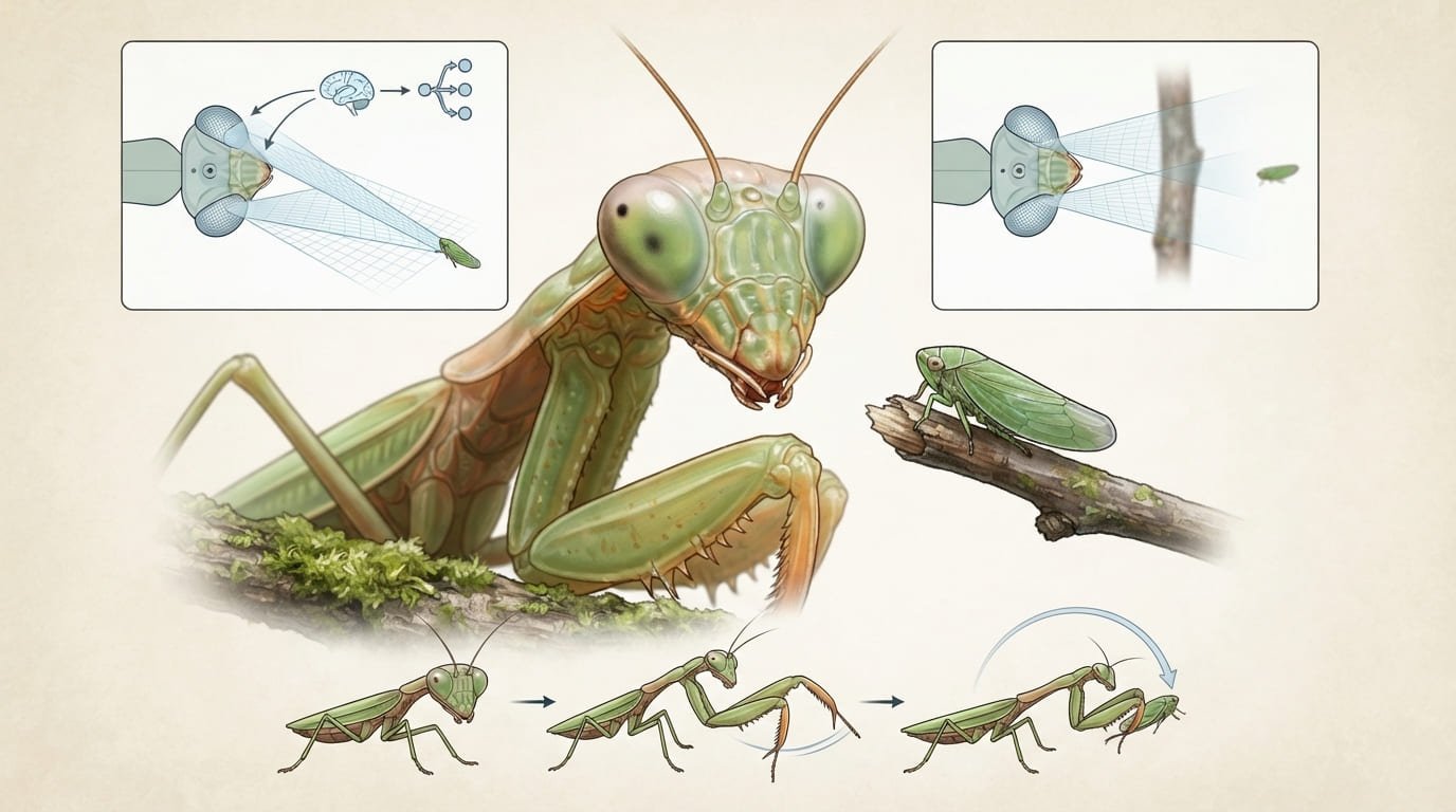 The 3D Hunter: Why the Praying Mantis Sees in Three Dimensions