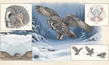 The Sight of a Ghost: Why the Great Gray Owl Can Hear Through Two Feet of Snow