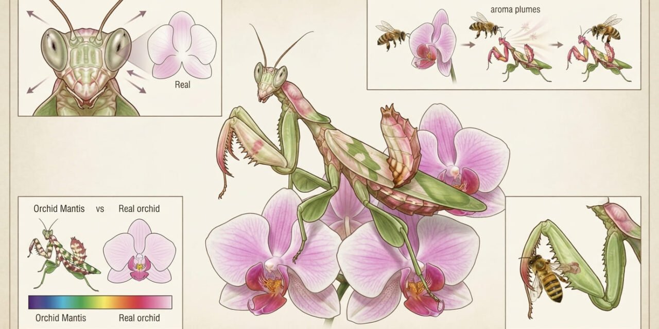The Floral Assassin: How the Orchid Mantis Out-Attracts Real Flowers