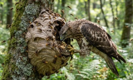 Pernis apivorus: How the European Honey Buzzard Raids Hornet Nests Unharmed