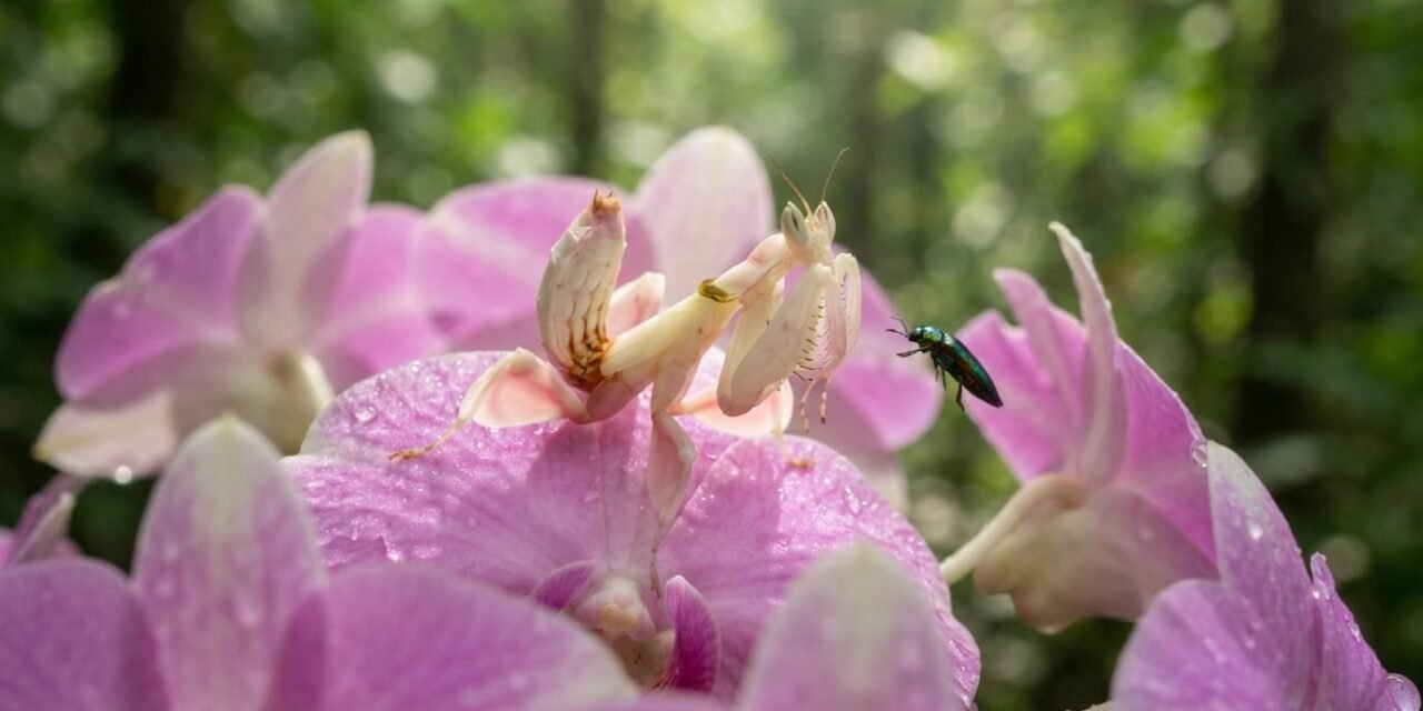 The Floral Assassin: How the Orchid Mantis Out-Attracts Real Flowers