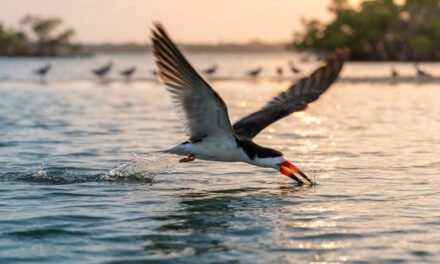 The Water Skimmer: How the Black Skimmer Hunts Blindly at Full Speed