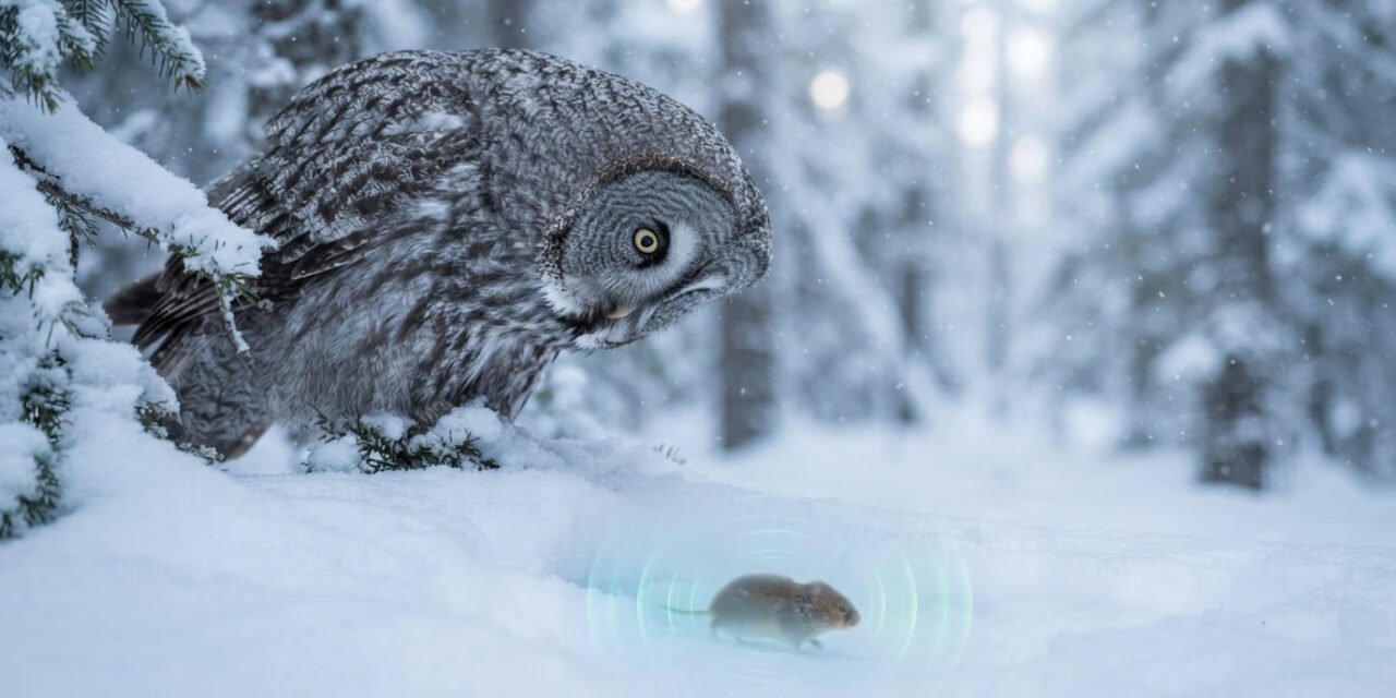 The Sight of a Ghost: Why the Great Gray Owl Can Hear Through Two Feet of Snow