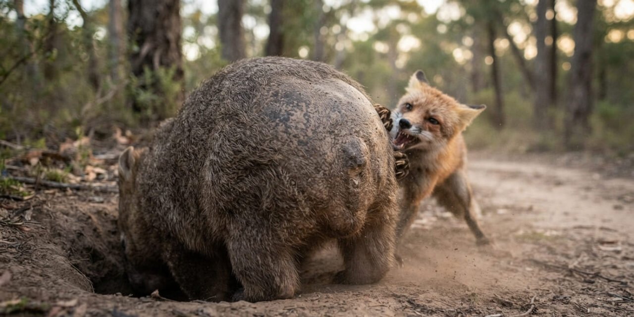 The Armored Rear: Why the Wombat Uses Its Backside as a Shield