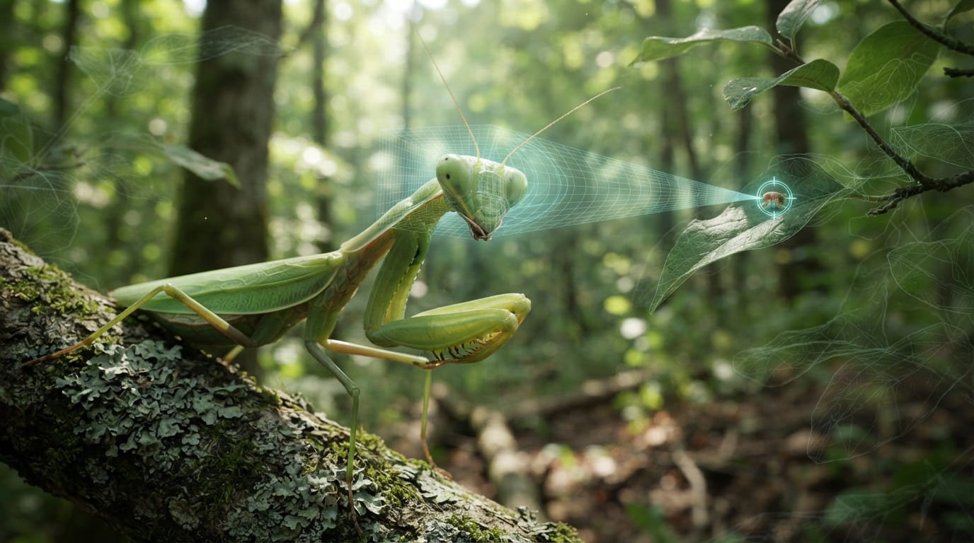 The 3D Hunter: Why the Praying Mantis Sees in Three Dimensions