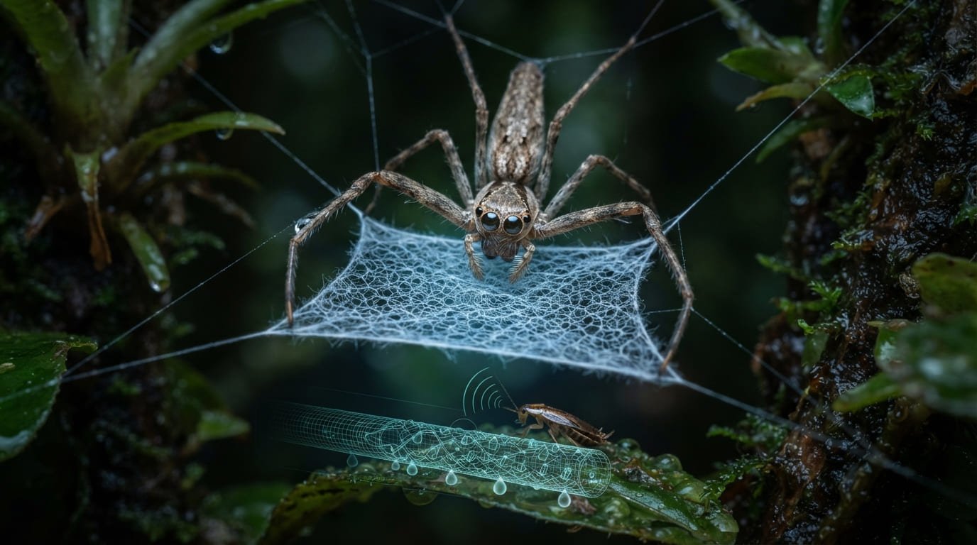 The Net-Casting Hunter: How the Ogre-Faced Spider Weaves a Hand-Held Trap