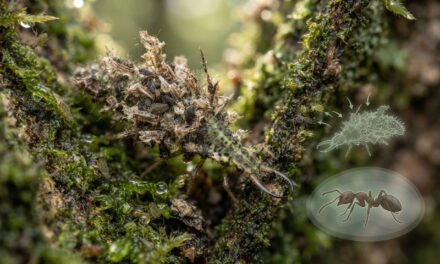The Wolf in Sheep’s Armor: How the Lacewing Larva Wears Its Victims’ Skins to Outsmart Ant Bodyguards