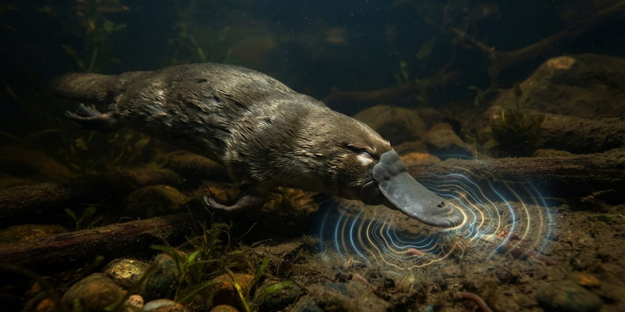 The Electrical Detective: Why the Platypus Hunts with Its Eyes and Ears Closed