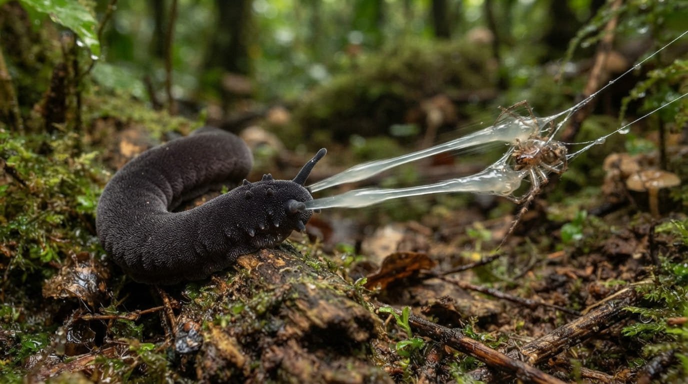 The Slime Slinger: How the Velvet Worm Shoots High-Velocity Glue Cannons