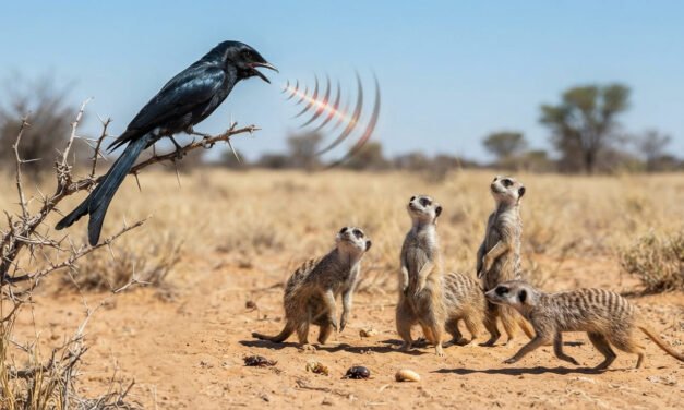 The Vocal Thief: Why the Fork-Tailed Drongo Lies to Meerkats