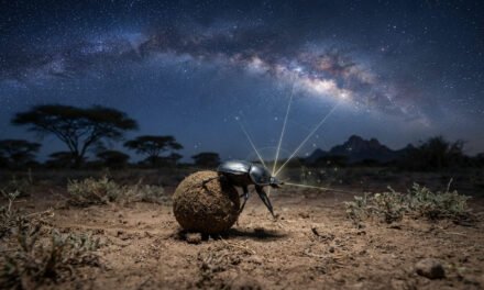 The Celestial Roller: How the Dung Beetle Steers by the Milky Way
