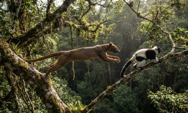 The Master Climber: How Madagascar’s Fossa Hunts Lemurs in the High Canopy