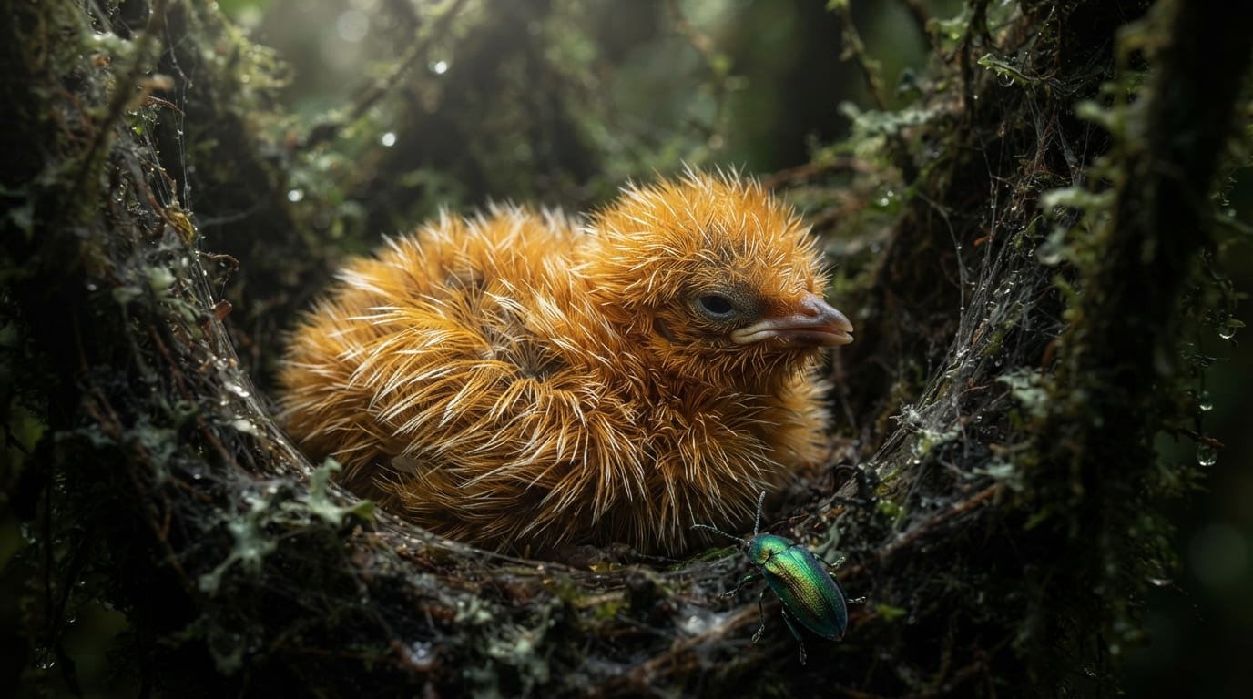 The Caterpillar Costume: How the Cinereous Mourner Chick Escapes Death
