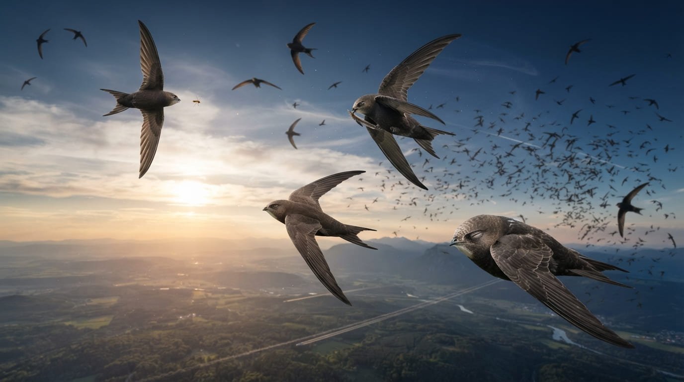 Why the Common Swift Stays Airborne for 300 Days Without Landing