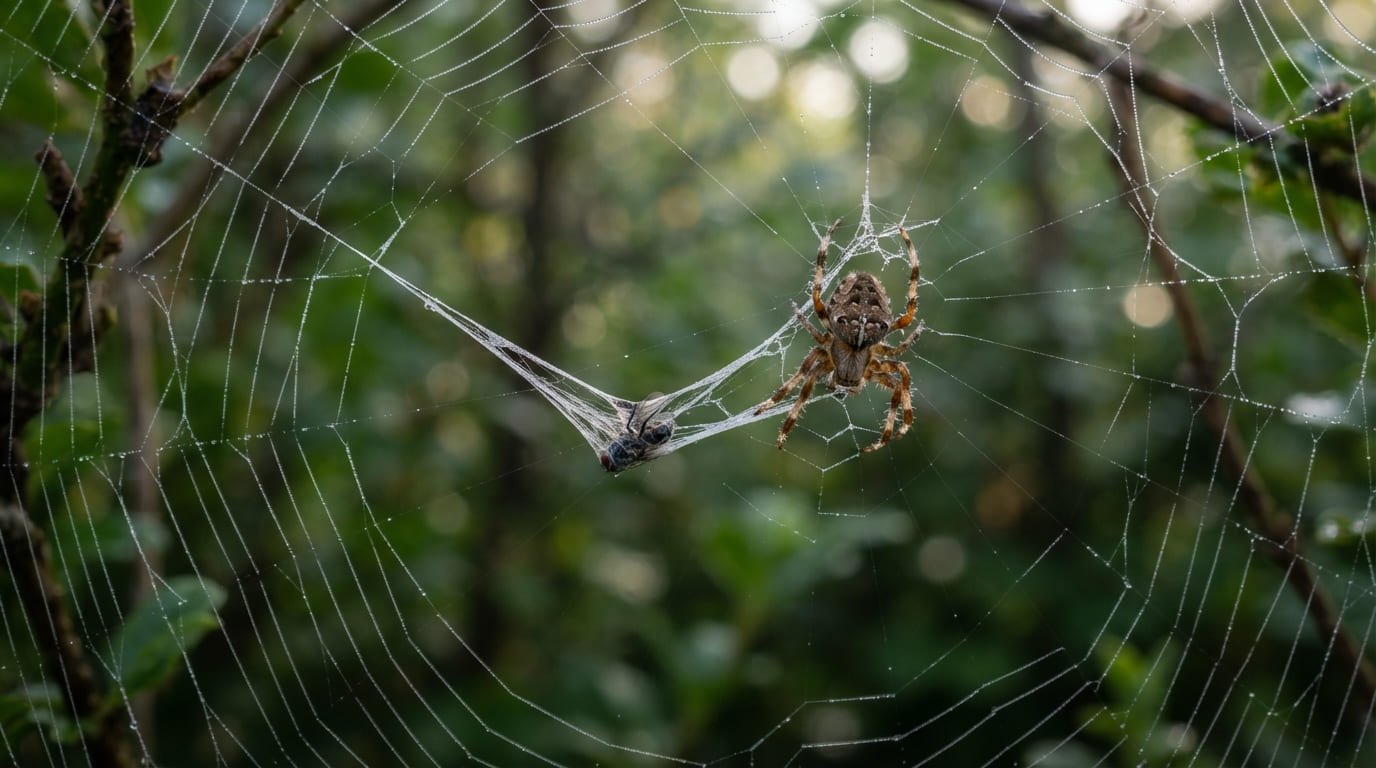 The Engineering of the Orb: Why Spider Silk Is Stronger Than Steel and How It Absorbs Kinetic Energy