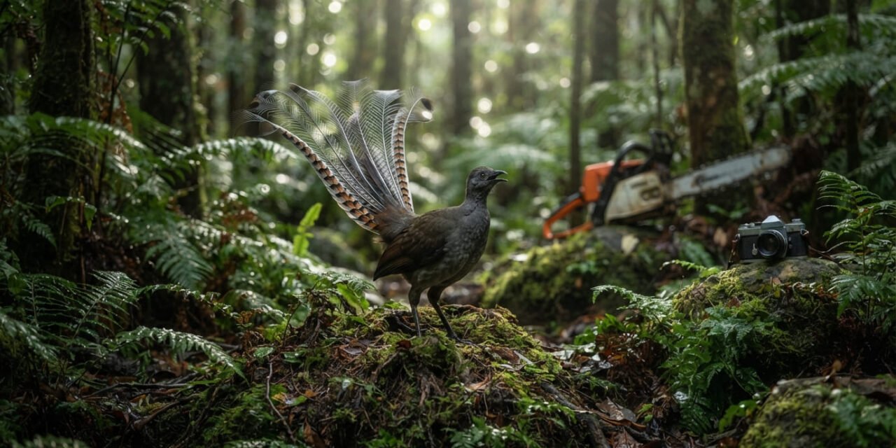 The Mimic of the Lyre: Why the Superb Lyrebird Can Imitate Chainsaws and Camera Shutters