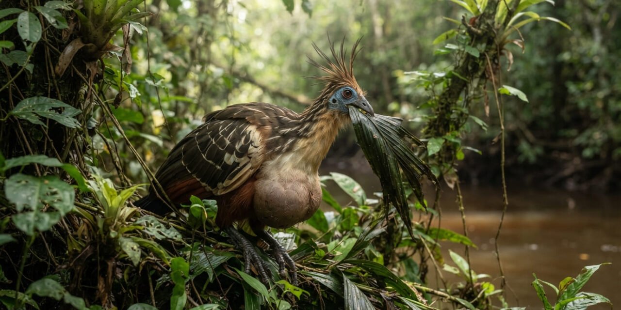 The Flying Cow: How the Hoatzin Bird Digests Leaves Using Fermentation