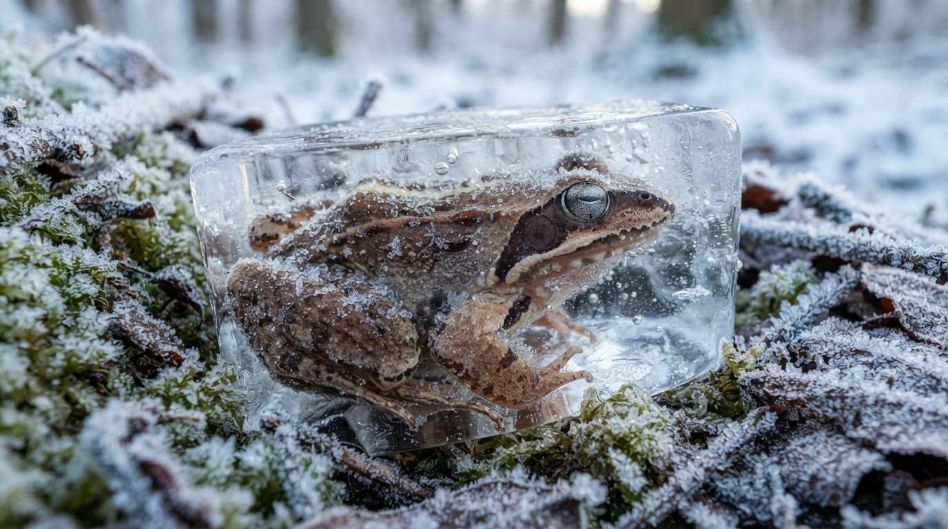 The Living Ice Cube: How the Wood Frog Survives Being Frozen Solid