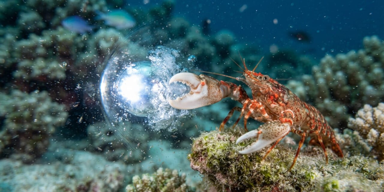 The Sonic Pistol: How the Pistol Shrimp Snaps Its Claw to Boil Water