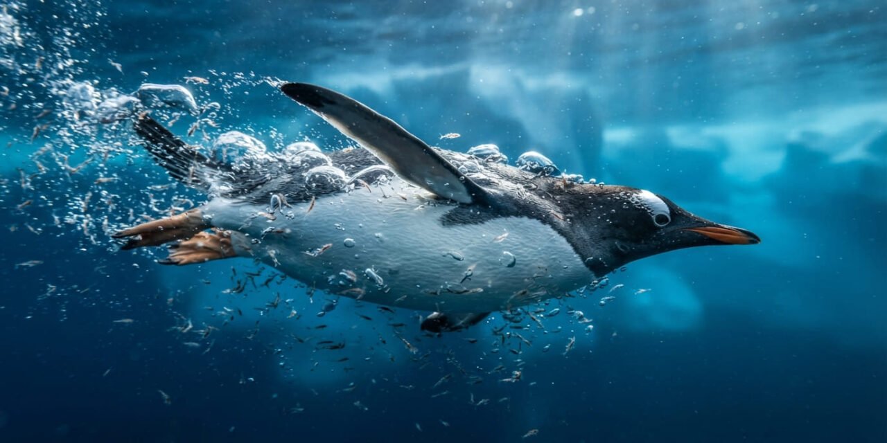 The Underwater Flyer: How the Gentoo Penguin Swims at 22 MPH
