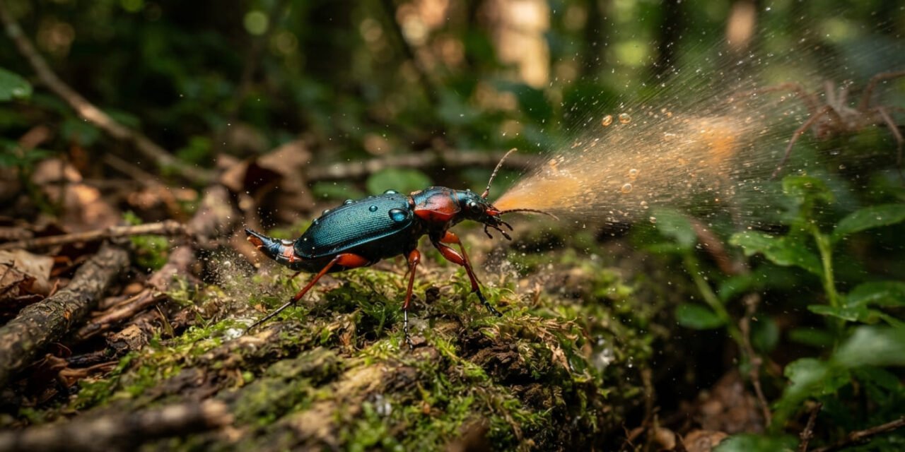 The Chemical Warrior: How the Bombardier Beetle Fires Boiling Acid