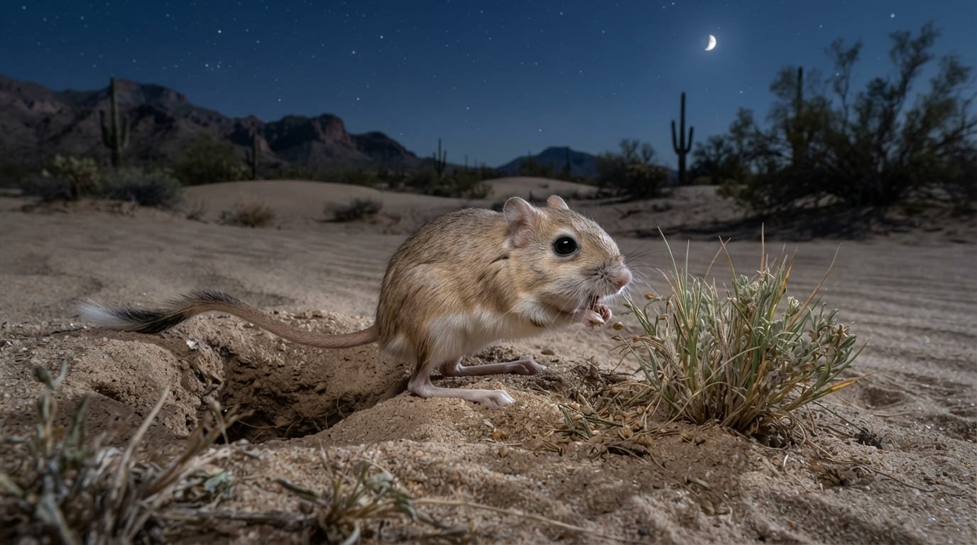 The Desert Ghost: How the Kangaroo Rat Lives Its Whole Life Without Drinking Water