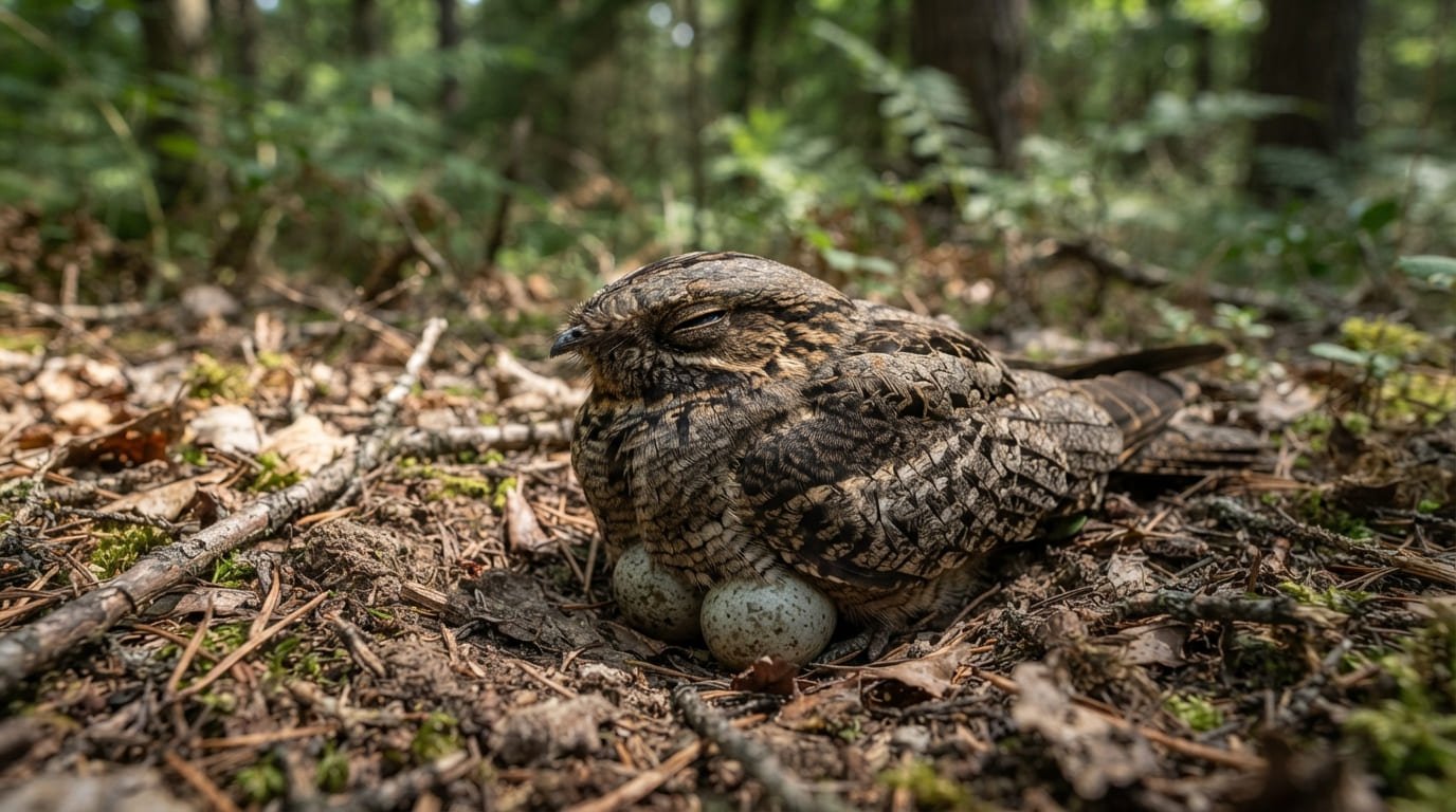 Caprimulgus europaeus: The Cryptic Ground Nesting of the European Nightjar