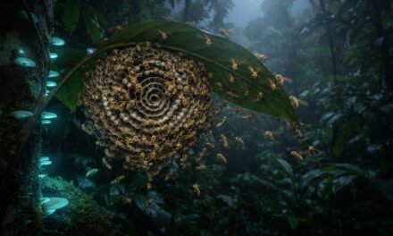 Apoica pallens: The Nocturnal Swarm Tactics of the Ghost Wasp