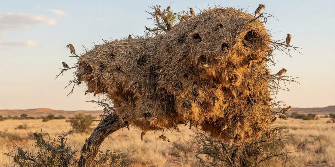 The Fortress Builder: Why the Sociable Weaver Builds the World’s Heaviest Nest