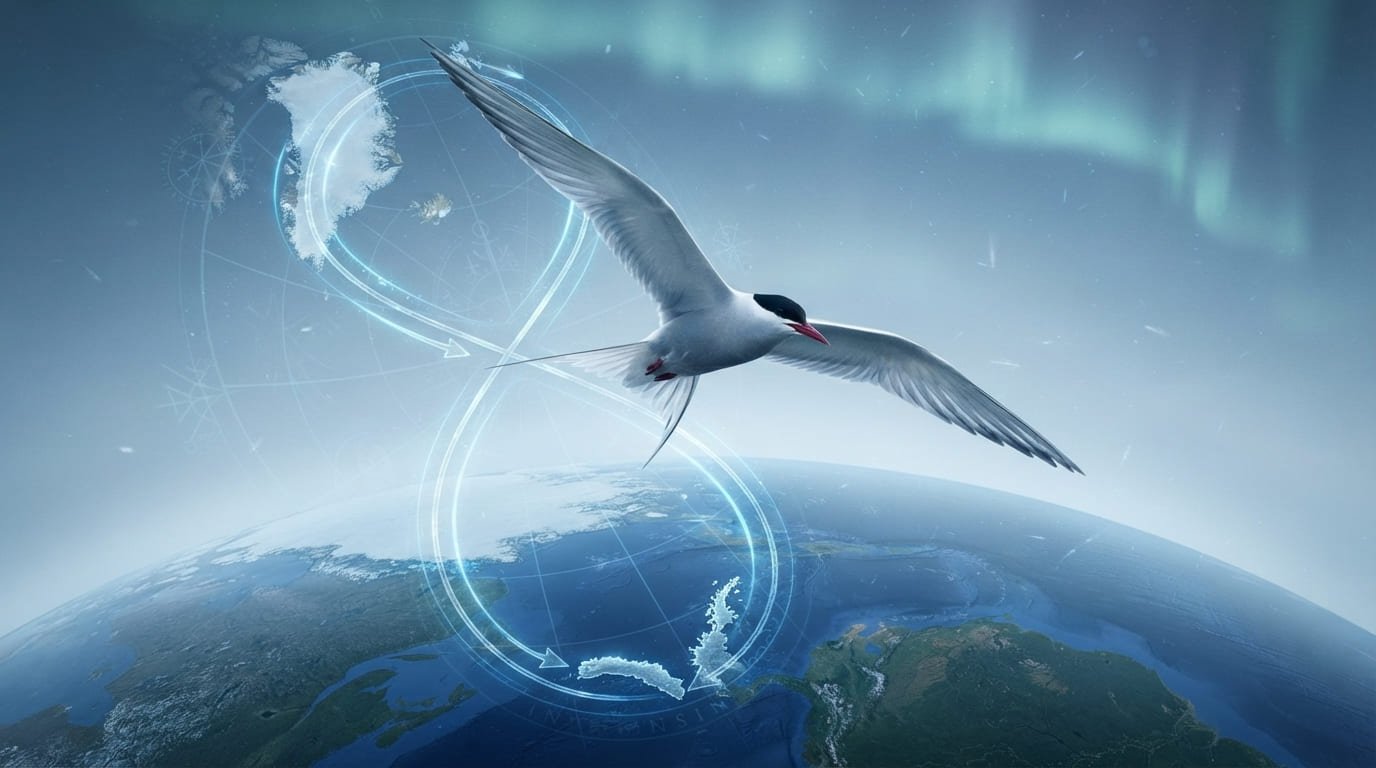 The Invisible Navigator: How the Arctic Tern Flies 50,000 Miles a Year