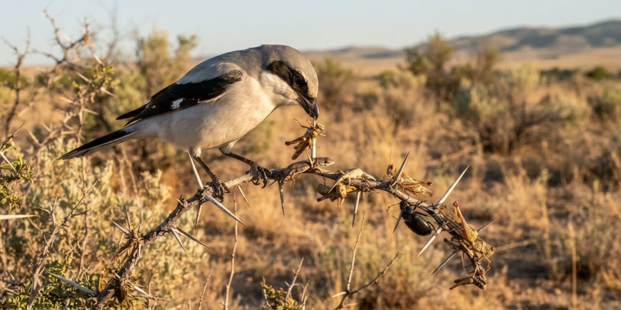 Lanius ludovicianus: The Gruesome Impaling Tactics of the Loggerhead Shrike