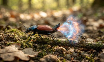 Brachinus crepitans: The Boiling Chemical Spray of the Bombardier Beetle