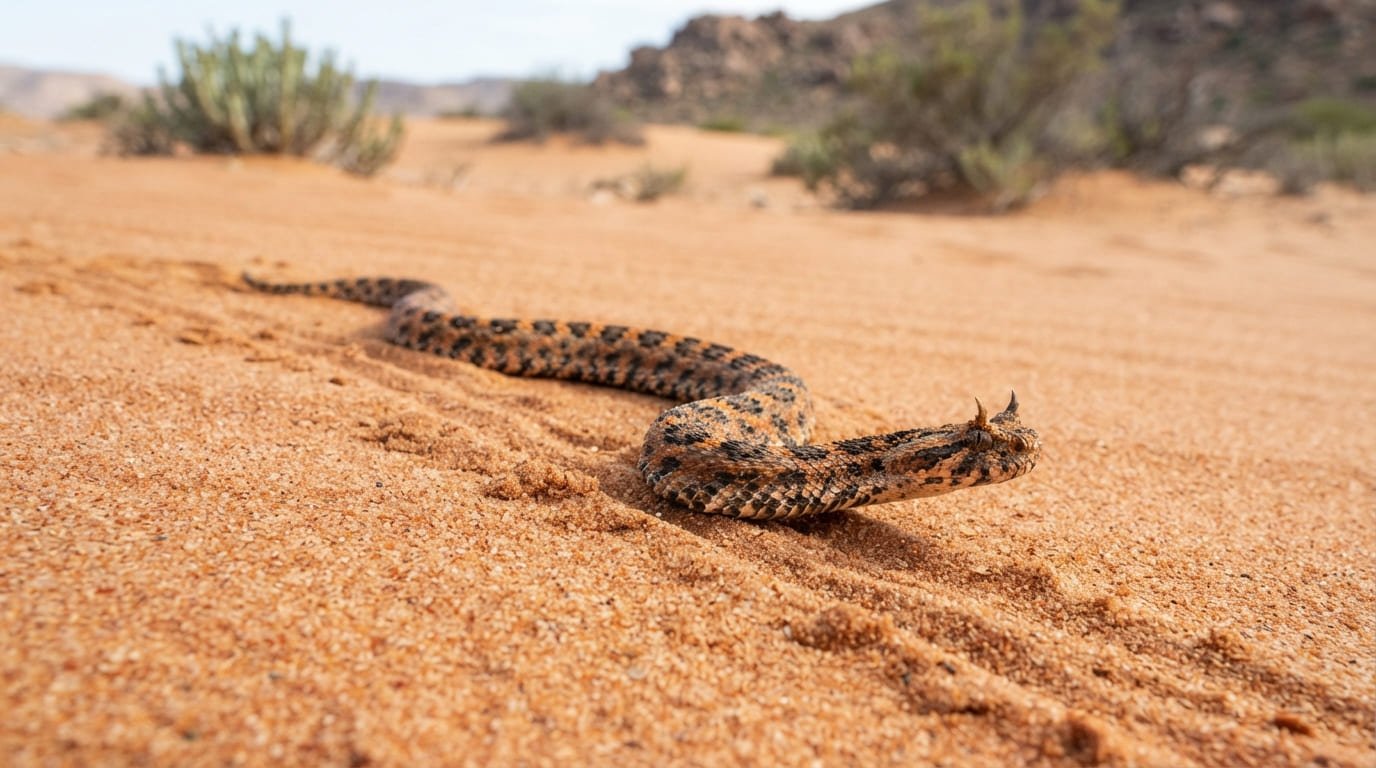 Bitis schneideri: The Sidewinding Survival of the Namaqua Dwarf Adder