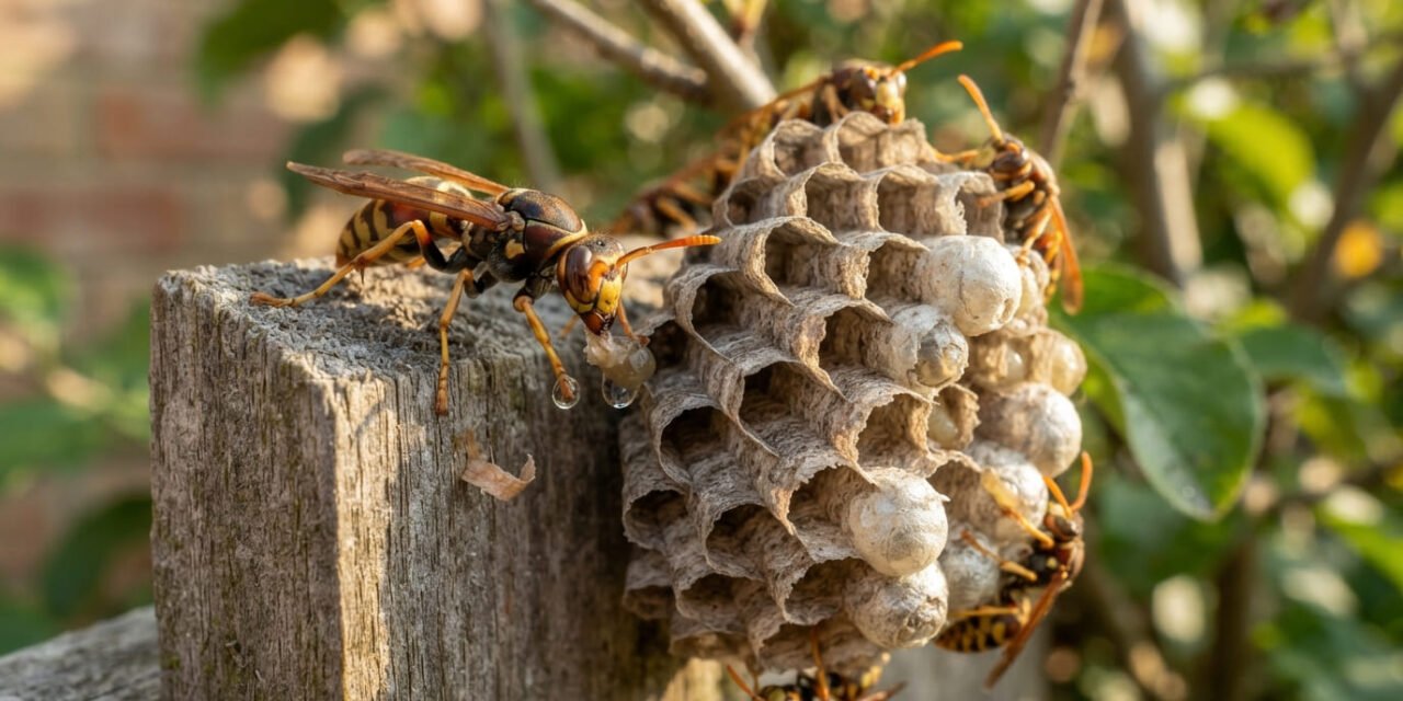 The Original Paper-Maker: How Wasps Built the First Cardboard Homes