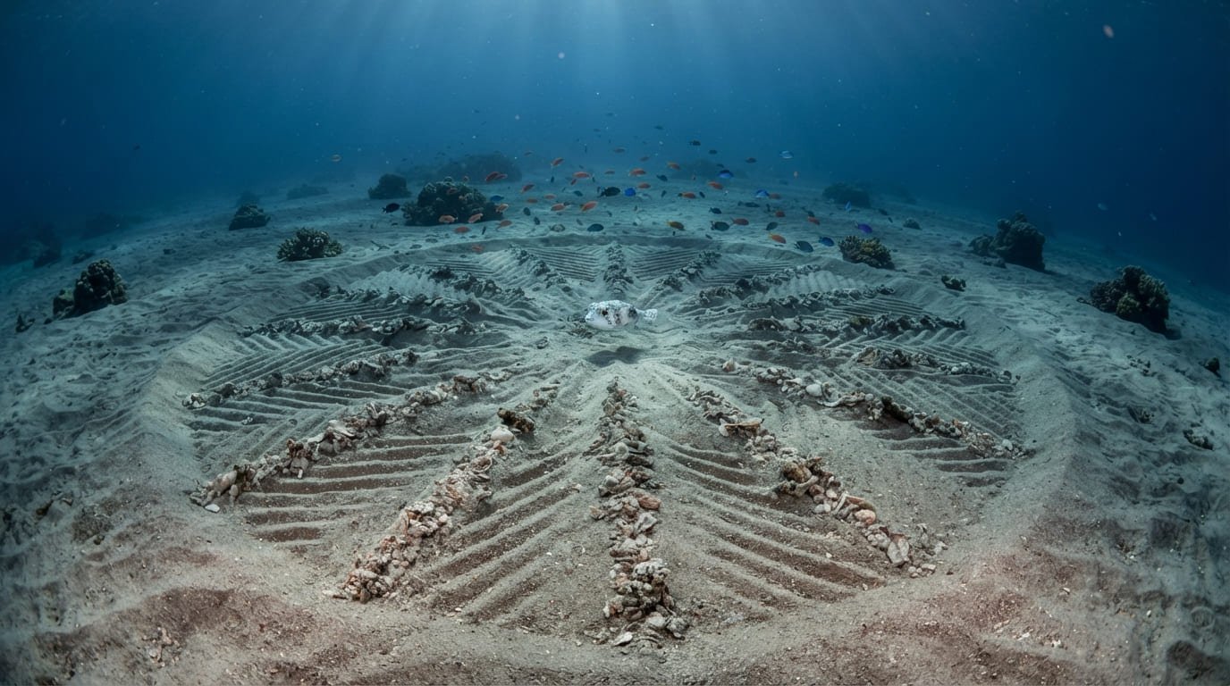 Architects of the Abyss: The Mystery of the Pufferfish Circles