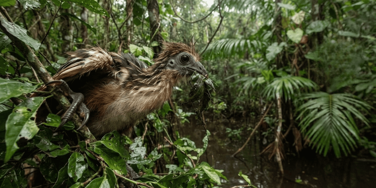Opisthocomus hoazin: The Claws and Chemical Digestion of the Stinkbird